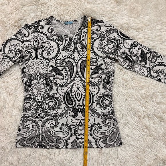 J McLaughlin sleeve blouse top size S - Picture 4 of 8